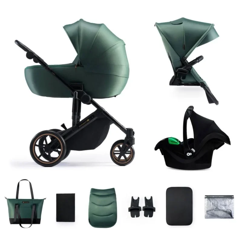 Kinderkraft 3 In 1 Prime 2 Mink Pro Baby Stroller